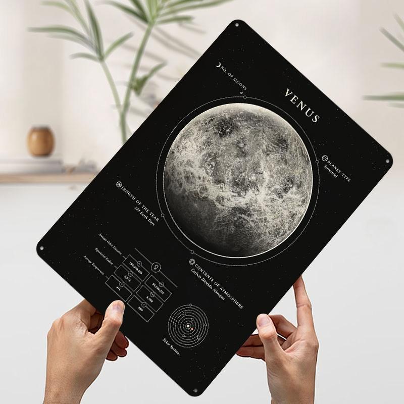 Venus Metal Poster Customized Wall Art Retro Vintage Tinplate Signs for Man Cave Gaming Decoration Room Home Decor Items House