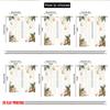 2pcs 2D flat printing Merry Christmas Party Curtains Christmas Holly Festive Ornaments Digital Printed Polyester Drapes Birthday