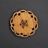 Bamboo Products Irregular Tea Coasters Creative Heat Insulation Non-slip Anti-scald Mats Home and Decoration Kitchen Utensils