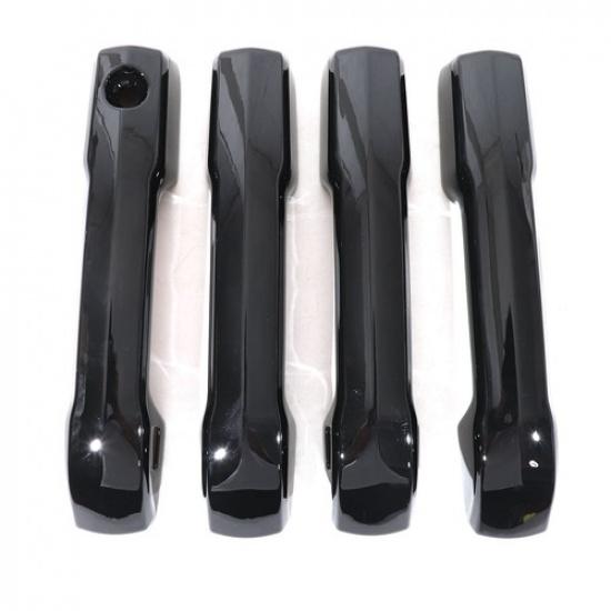 Glossy Black Exterior Side Door Handle Cover Trim  For Toyota Tacoma 2024+ US
