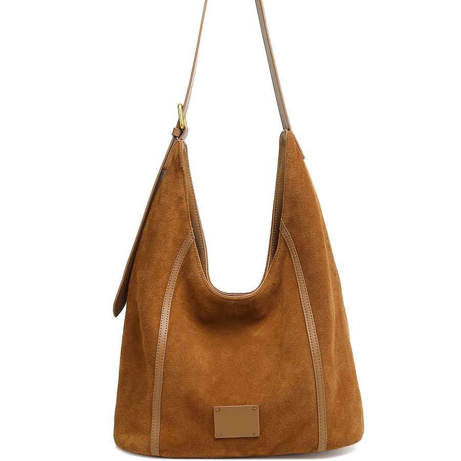 2025 New Matte Leather Women's Bag Retro Trend Commuting Versatile Shoulder Handbag Large Capacity Tote Bag