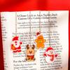 1 Piece Cartoon Christmas Metal Santa Claus Acrylic Pendant Bookmark School Office Supplies Bookmarks Cute Stationery