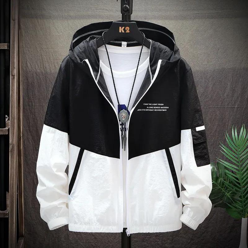 

WTEMPO Мужская солнцезащитная одежда Куртка Ультратонкая солнцезащитная одежда Куртка Трендовая дышащая одежда с защитой от ультрафиолета 4XL чёрный