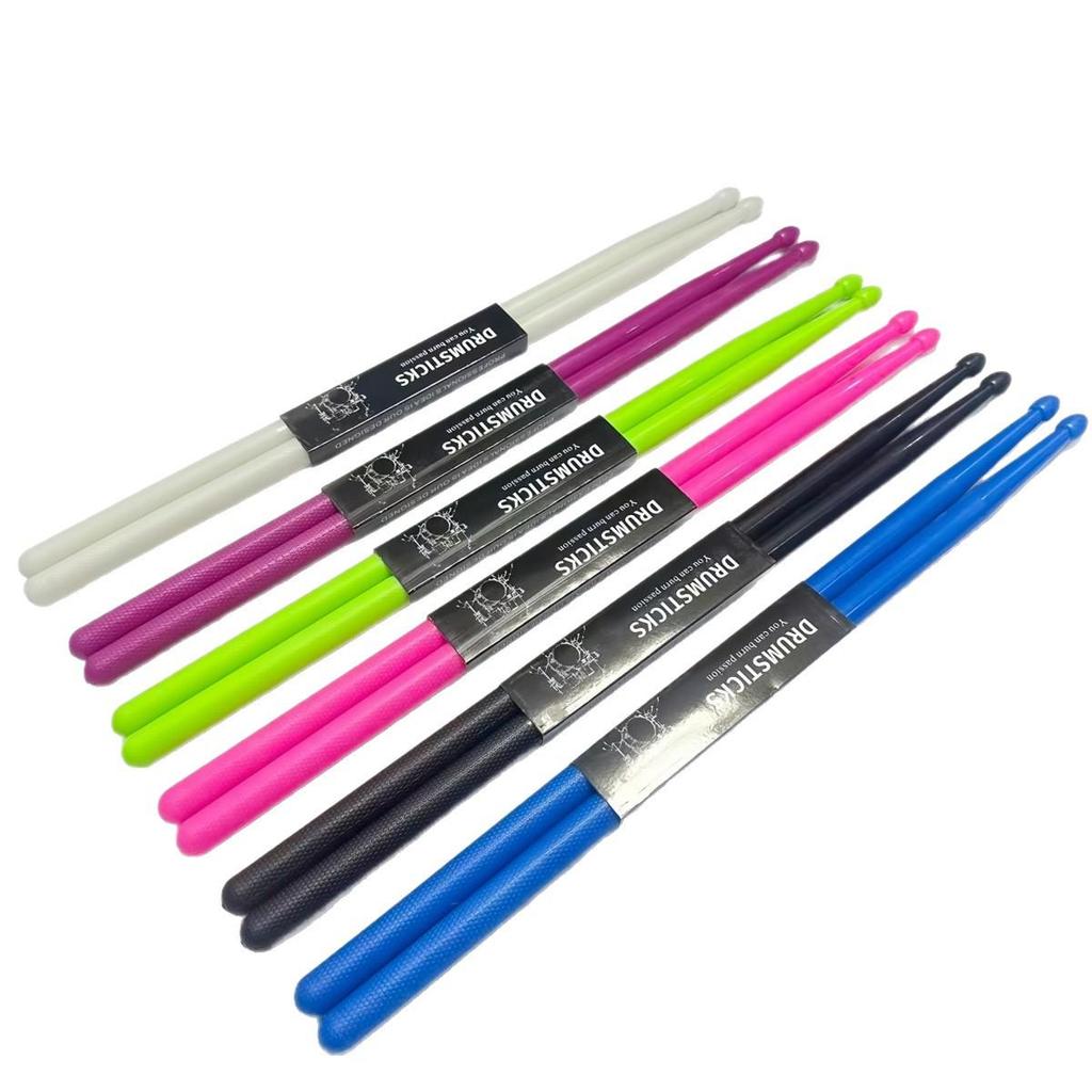 Neon 5A Nylon Luminous Drumsticks for Jazz - Colored Fluorescent Drumsticks