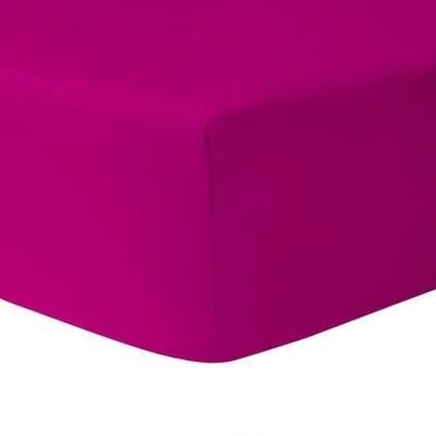 Fitted Sheet 180 X 200 Cm - FUSHIA 100% Cotton 57 Threads/cm
