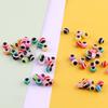Mixed Size Transparent Resin Eye Beads for DIY Jewelry and Bracelets