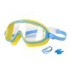 Children's Large Frame Swim Goggles with Nose Cover, Waterproof Anti-Fog, for Boys and Girls