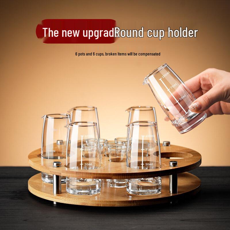 Youluo Handmade Glass Liquor Decanter Set