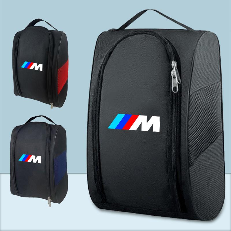 ORWI7 Car Sneaker Storage Bag Travel Outing Shoe Storage Tools For BMW M F10 F30 E46 G28 G20 G30 E60 E39 G30 X5 X6 E90 Car Accessories