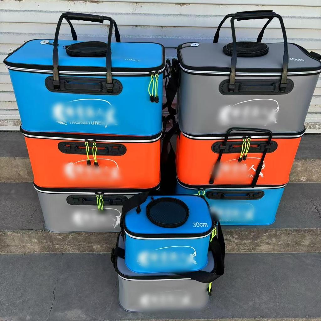 EVA Multi-purpose Fish Keeper: Large Capacity, Thickened Fishing Gear Bucket.