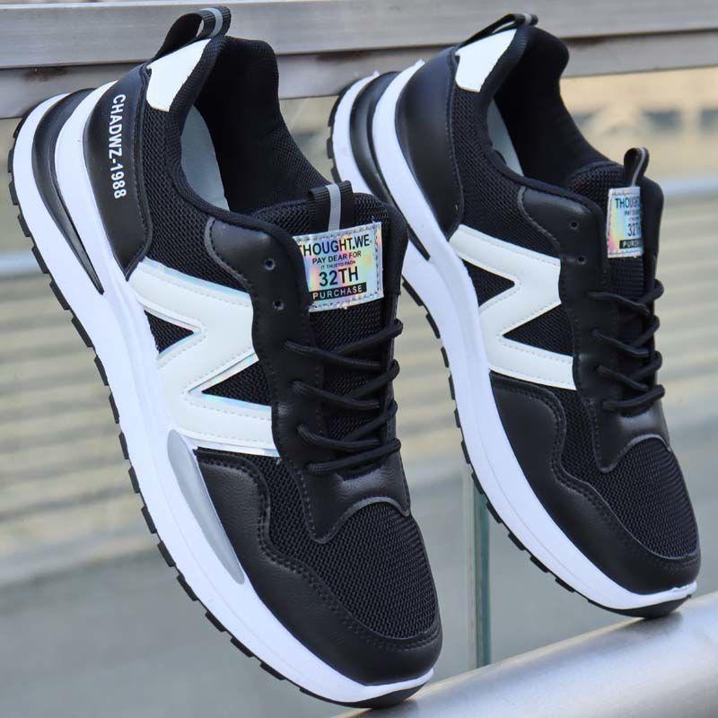 Pantofi ușori din plasă respirabilă pentru bărbați, talpă moale, pantofi casual și alergare