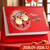 2026 Chinese Red Horse Year Festive Calendar: Hollowed-Out Design, Corporate Gift