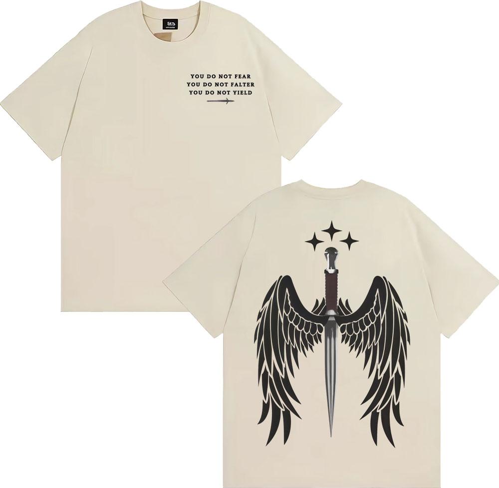 Limited Bat Boys Azriel Shadowsinger T Shirt Men's Clothing Harajuku Vintage Graphic T Shirts Male Summer Tops Short Sleeve Tees