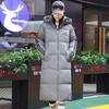 New 2025 new winter down cotton jacket women's long over the knee student couple cotton jacket cargo coat
