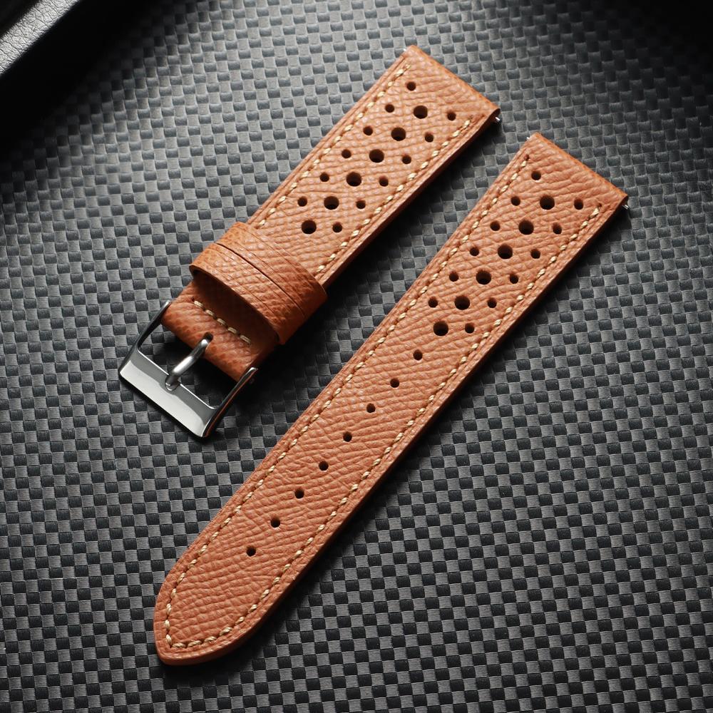 18mm 19mm 20mm 22mm Universelles Rindsleder Uhrenarmband Vintage Atmungsaktive Armbänder Schnellverschluss für Herren Damen Armband Gürtel Zubehör