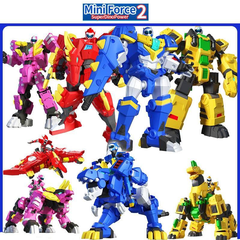 Mini Special Forces Toy Super Dino Power Mecha Transformation Robot For Boys