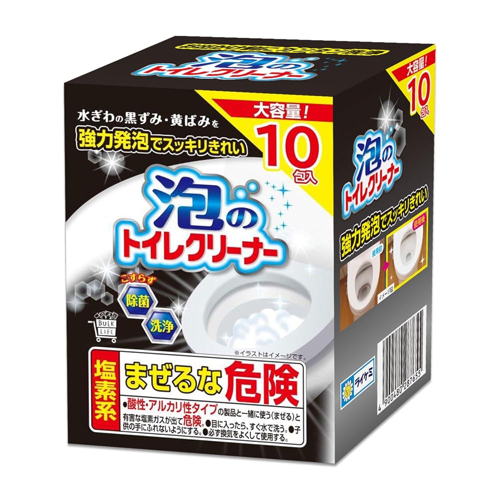 BULK LIFE PIKUS Foam Toilet Cleaner Chlorine Type 40g Packs