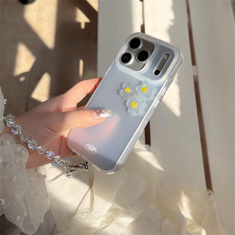 

Spring Fresh 3D Floral Chain Phone Case for iPhone 17/16 Pro Max/15/14 iPhone 16