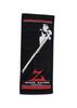 Eikichi Yazawa Face Towel (Title) SilhouetteBlack