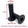 Universal Motorcycle Grips Non Slip Rubber Handle Bar End Grip 7/8" 22mm 24mm Left&Right Motorcycle Handlebar Grip for Motorbike