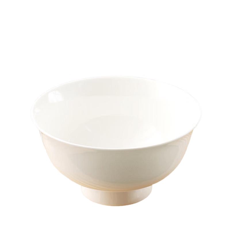 Yueyu Pure White Bone China Household Bowls