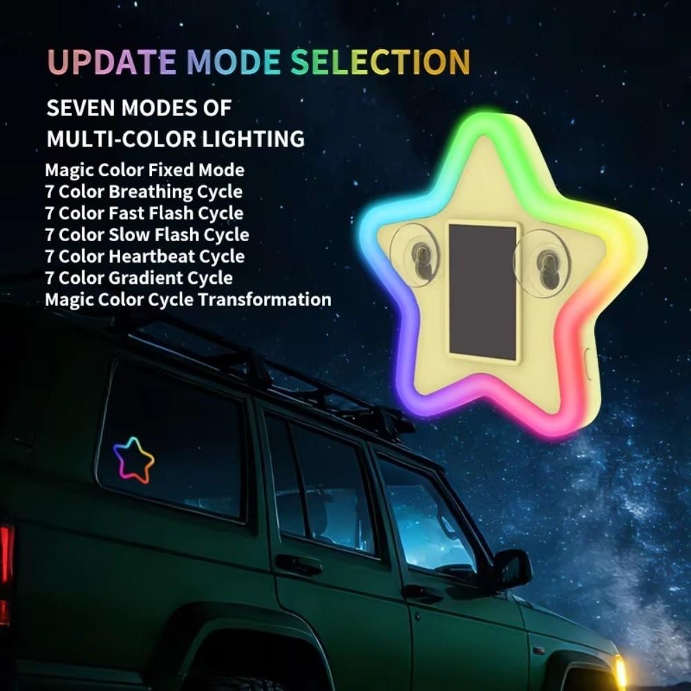 Plastic Car Atmosphere Light Universal Decorative Window Light New Solar LED Light Auto Decor
