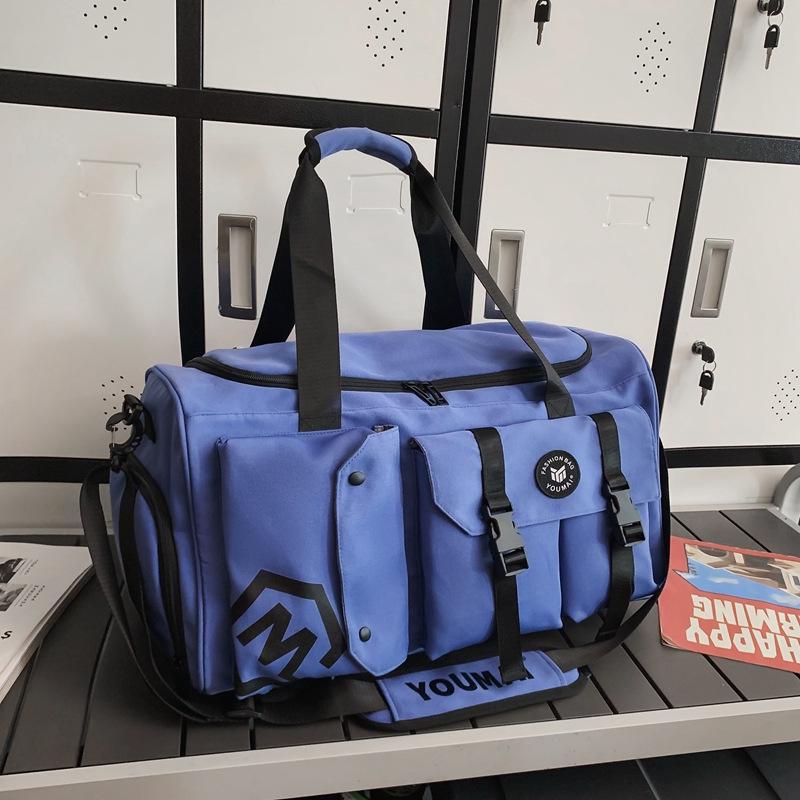 Men's Large Capacity Travel Backpack and Gym Bag with Wet/Dry Separation