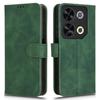 For Itel P65 Leather Case Skin-Feel Anti-Drop Wallet Flip Phone Cover