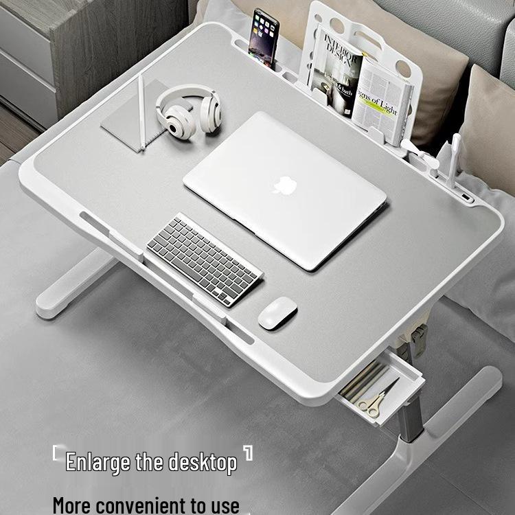 Adjustable Laptop and Reading Desk – Bedside Table for Study & Office