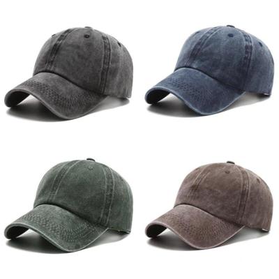 Unisex Vintage gewaschene verstellbare Baseballkappe