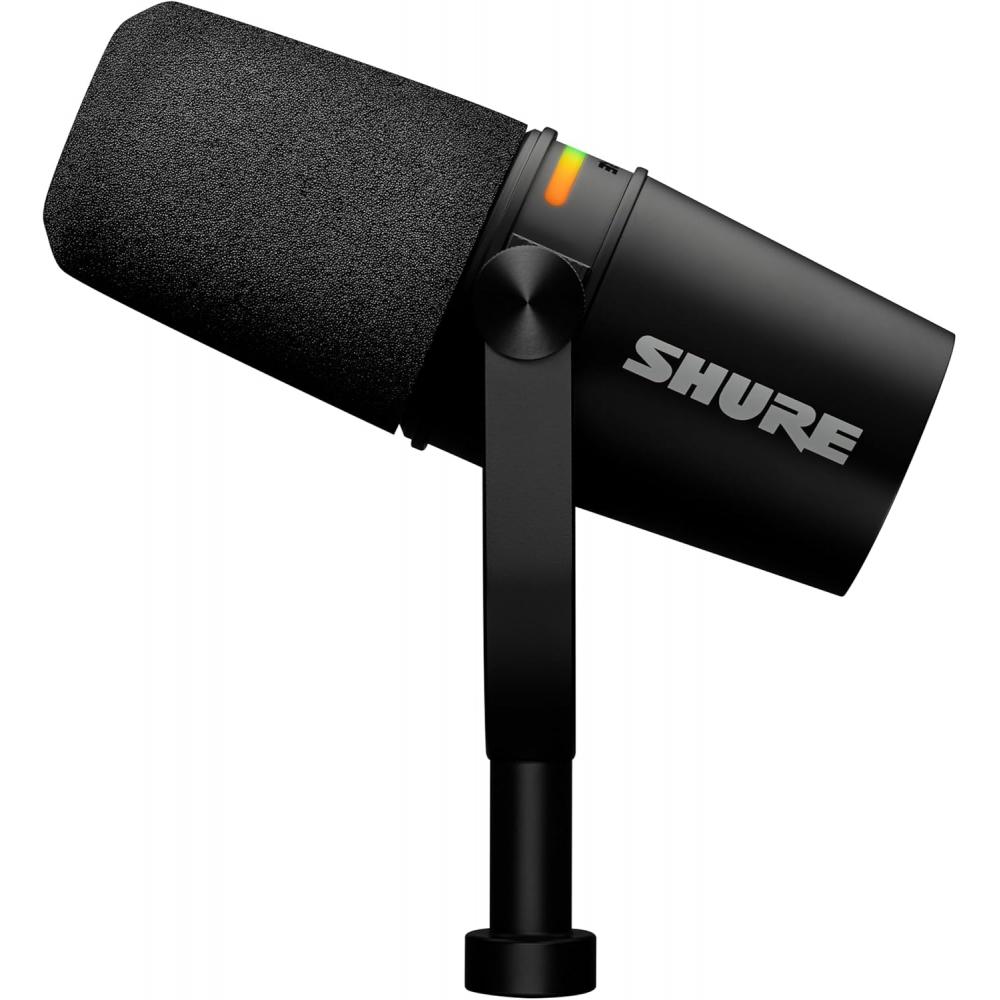 Shure Mv7+ Podcast Kit With Gator Desktop Stand Obs Certified Dynamic Microphone
