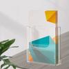 Transparent Wall-Mounted File Organizer Single Layer File Rack Magazine Rack  Office Supplies