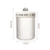 Sealed Plastic Grain Storage Organizer Round Tea Storage Jars Dry Goods Storage Boxes  Beans