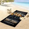 Name Custom Rappers Print Beach Towel, Large Soft Quick Dry Towel for Beach Camping Swimming
