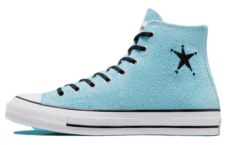 Chuck 70 Stussy x Chuck 70 Converse High  Небесно-голубой  A07663C