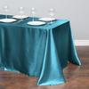 Rectangle Satin Tablecloth Table Cloth Overlays Wedding Christmas Baby Shower Birthday Events Banquet Decor Home Dining Table