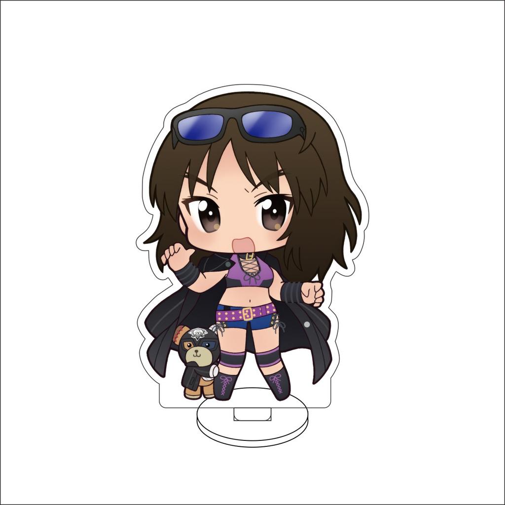 10CM Anime GIRLS und PANZER Figure Stand Model Nishizumi Miho/Isuzu Hana/Akiyama Yukari Cute Desk Decor Standing Sign Gifts