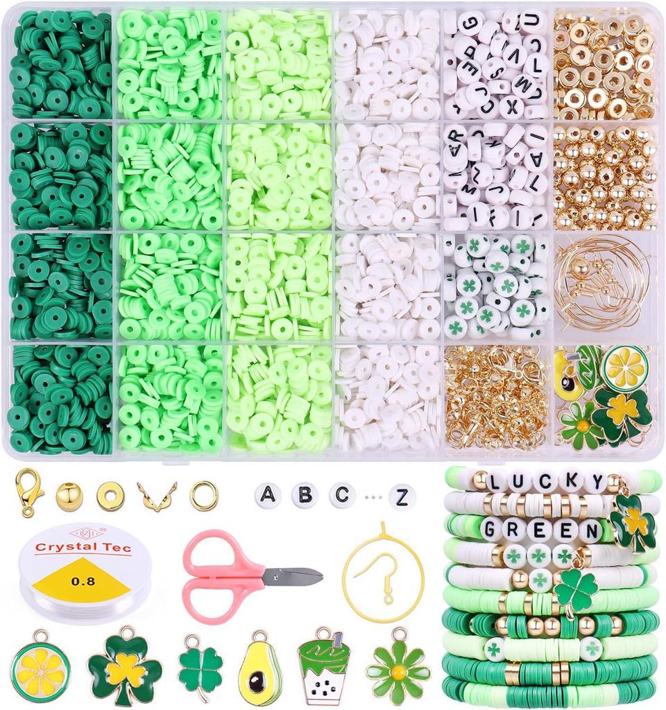 Cross-Border Polymer Clay Beading Set: DIY Bracelet Accessories & Loose Beads