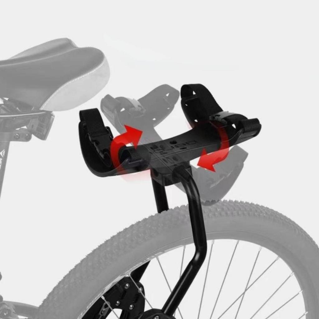 Fahrrad-Gepäckträger mit Nylon-Plattform Stabiles Heckgepäck Verstellbarer Träger