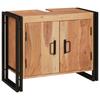 Bathroom Vanity Cabinet Brown 71 X 33 X 58 Cm Solid Acacia Wood