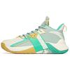 New Anta Cement Busters KT Cushioning Anti Slip And Wear Resistant Low Top Basketball Shoes Men's Green White Yellow 112041610-3