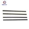 5PCS 1*40Pin 2.54MM Pitch Single Row Female/Male SMD Straight Needle Round Hole Pin Header Copper Foot Gold-Plated
