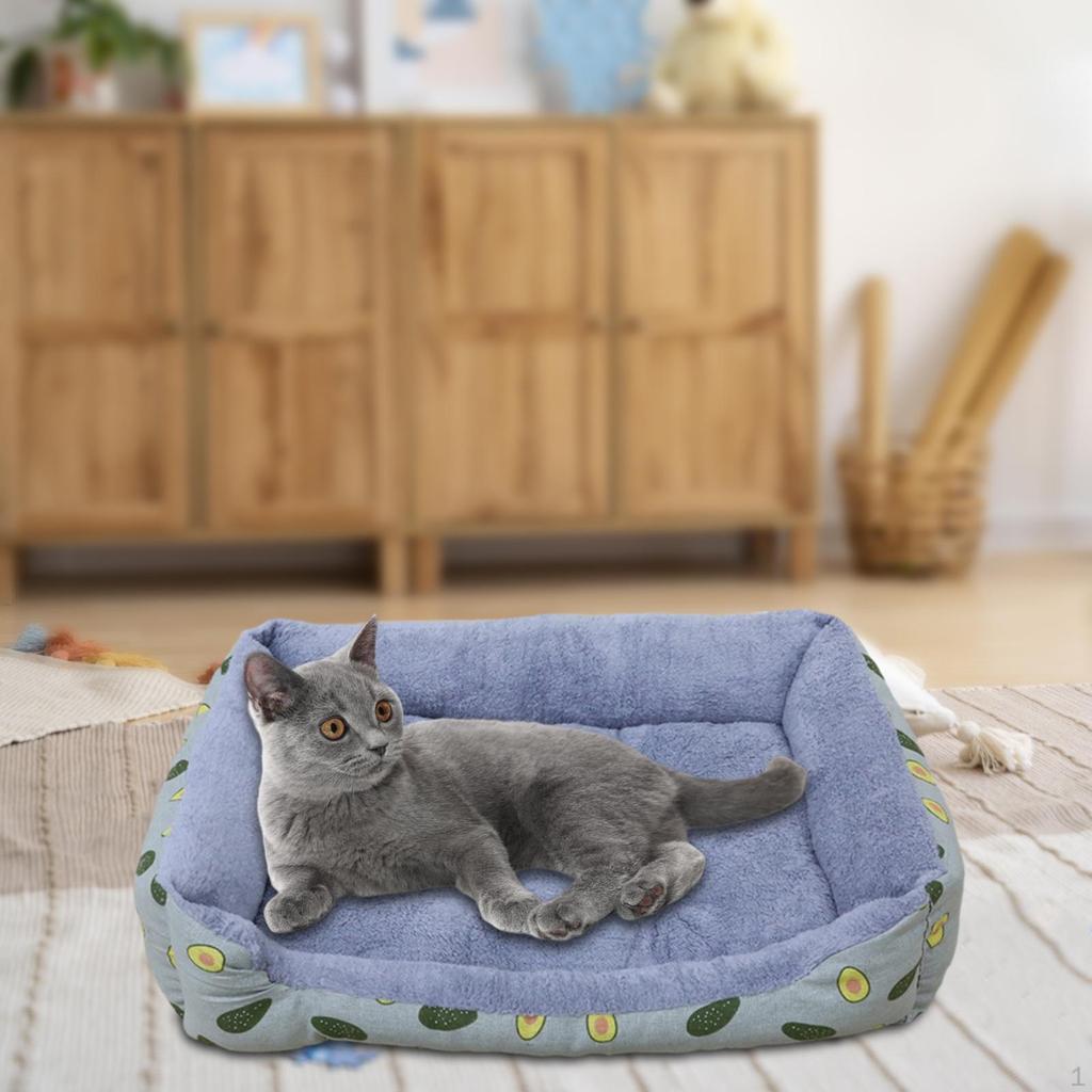 Gemütliches Haustierbett für kleine Hunde und Katzen – weicher, einladender Schlafplatz