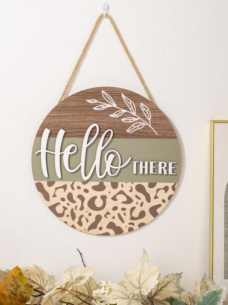 1pc Hello Pumpkin Logo Laser Carving Hello Autumn Door Logo | Autumn Porch Decoration | Autumn Tray Filler | Pumpkin Logo | Laye