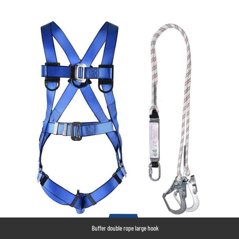 Linpan Full Body Safety Harness with Double Lanyard Standard Size