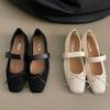 Fashion 2025 New Fashion Elastic Band Ladies Ballet Flats Shoes Shallow Female Comfortable Butterfly-Knot Women Mary Janes Flats Shoes