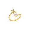 26 Letters Adjustable Open Ring: Women's Niche Design for Index or Pinky Finger - Fashionable Korean Style