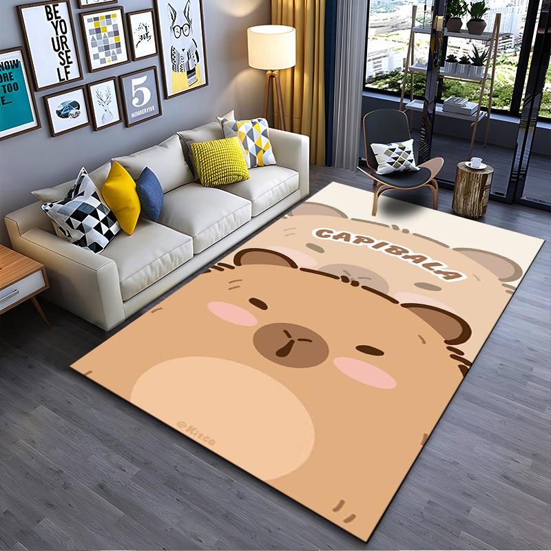

One Piece character collection printed non-slip flannel carpet, machine washable, soft carpet for home decoration in living room and bedroom 40x60cm( 15x23in )
