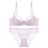 Big Breasts Show Small French Women's Pure Desire, Sexy Lace Edge Soft Steel Ring Gathers, Collects the New Breast Bra