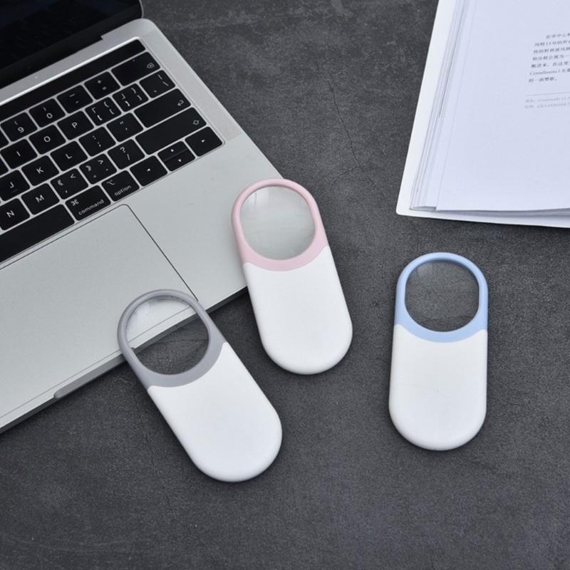 Magnifier Small Pocket Magnifying Glass 10X with LED Light For Reading Mini Lighted Handheld Acrylic Lens Magnifier